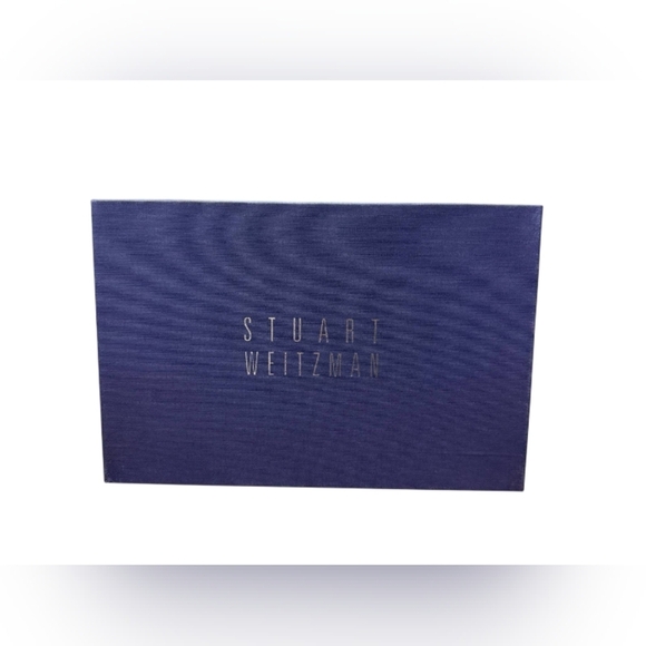 Stuart Weitzman NWT Loopthru Buff Whips Heel Snake Print Size 7M - Picture 8 of 9